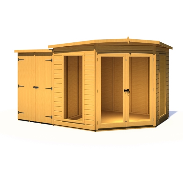 Barclay 12 x 8 Summerhouse with Storage Shed